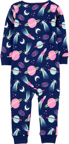 Miniatura 2 de Simple Joys by Carter's Pijama de algodón sin pies de ajuste cómodo para niños (3 unidades)