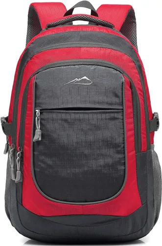 Miniatura 11 de ProEtrade Mochila para universidad, viajes, negocios, senderismo, apta para laptop de hasta 15.6 pulgadas, Negro, 15,6 pulg., Mochilas Daypack