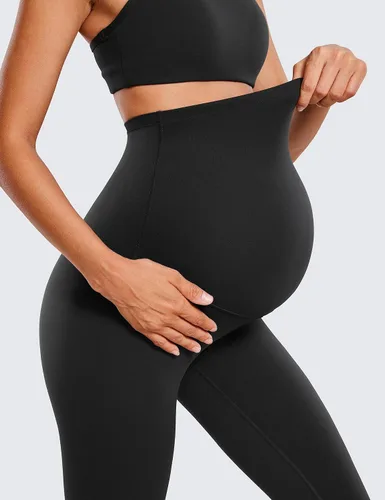 Miniatura 6 de CRZ YOGA Butterluxe - Leggings de maternidad sobre el vientre de 25 pulgadas, pantalones suaves para entrenamiento, yoga y embarazo