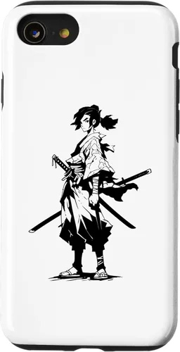 Miniatura 13 de Funda gráfica japonesa para iPhone 11 Kawaii Manga Samurai Anime Ninja