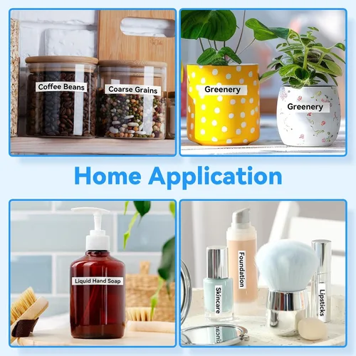 Miniatura 7 de Cinta para etiquetar de 0.354 in TZe-221 TZ Cinta de 0.354 in 0.35 laminada blanca Ptouch Cinta de reemplazo para Brother P-Touch TZe221 Trabaja