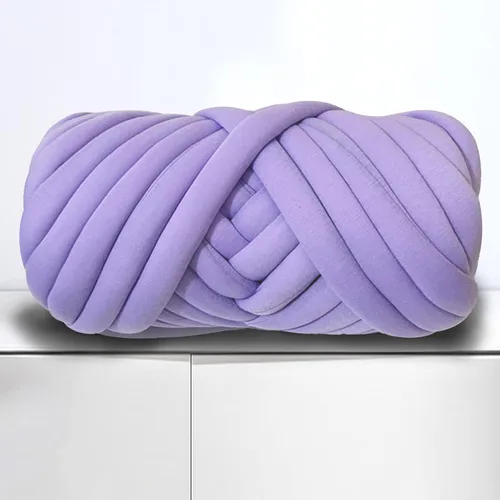 Miniatura 16 de Hilo para Tejer con el Brazo para Manta de Tiro de Nudo Trenzado Grueso DIY, Tubo Suave Extra de Algodón Lavable Hilo Gigante Voluminoso para Tejido
