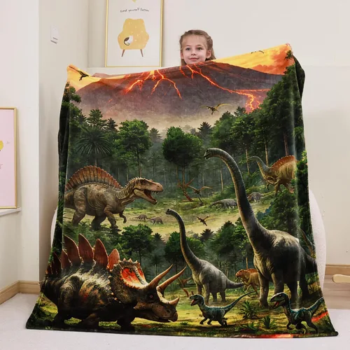 Miniatura 19 de Softan Manta Decorativa de Unicornios para Niños que Brilla en la Oscuridad, Regalos de Manta para Niños y Niñas, Manta de Franela Suave y Acogedora