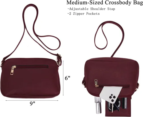 Miniatura 3 de Bolsos de mano para mujer, juego de bolso y cartera, bolsas de hombro grandes, bolsos cruzados, carteras
