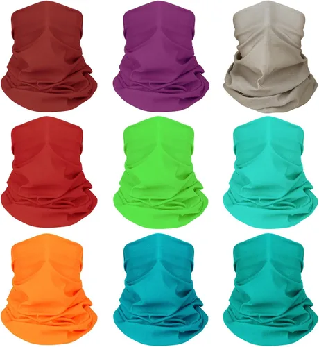 Miniatura 11 de Bufanda transpirable para el cuello, máscara facial para hombres y mujeres, senderismo, ciclismo, deportes, pesca, protección solar UV bandana
