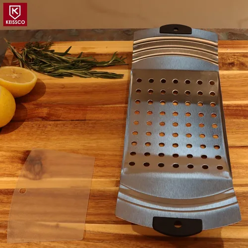 Miniatura 7 de Máquina Premium de Acero Inoxidable para Hacer Spaetzle, Plana para Spaetzle con Raspador de Pastelería, Tradicional Alemana para Hacer Fideos