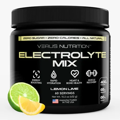 Miniatura 13 de Polvo de electrolitos sin azúcar - Polvo de hidratación de cero calorías Electrolitos sin azúcar para ayuno, Keto y vegano Mezcla