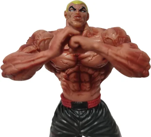 Miniatura 3 de Figuras de anime Hanma Yujiro/Hanma Jack Figura de acción de PVC, 8.7 in, colección de estatua de anime, adornos de escritorio