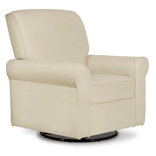 Miniatura 10 de Evolur London - Asiento giratorio tapizado de felpa, diseño ergonómico para guardería en fósil, montaje sin herramientas, fácil de limpiar