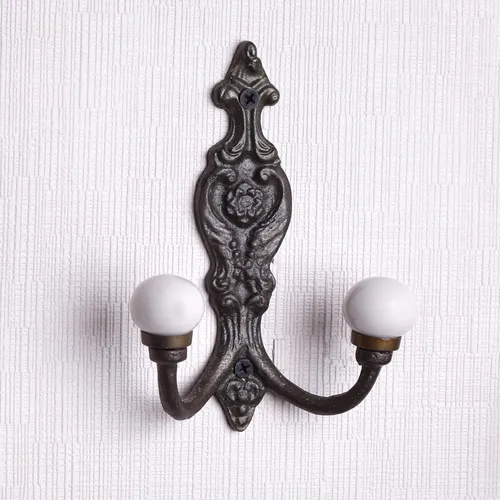 Miniatura 15 de Indian Shelf Ganchos de pared para colgar abrigos, ganchos de pared bohemios negros Perchero de pared Ganchos para colgar toallas Ganchos