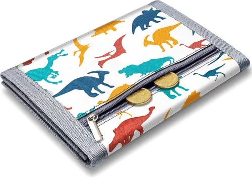 Miniatura 2 de ARTIST'S DREAM Billetera para niños y niñas, billetera triple plegable para niños de 4 a 18 años, cartera para niños con bolsillo para monedas