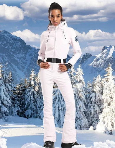 Miniatura 28 de GSOU SNOW Traje de esquí para mujer, traje de nieve delgado de una pieza, chaqueta de nieve, impermeable, resistente al viento, deportes al aire