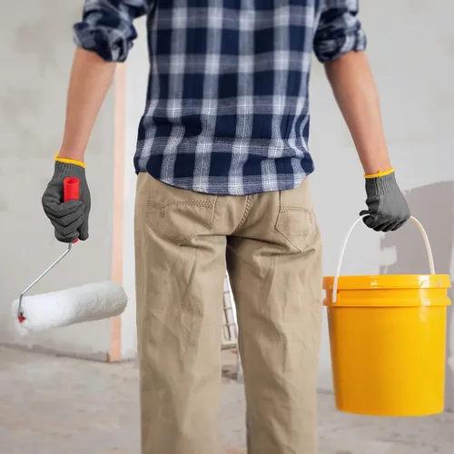 Miniatura 7 de Evridwear Guantes de Trabajo de Algodón de Punto de Hilo de Trabajo Ligero Forro de Guantes para Barbacoa para Cocinar al Aire Libre, Pintura