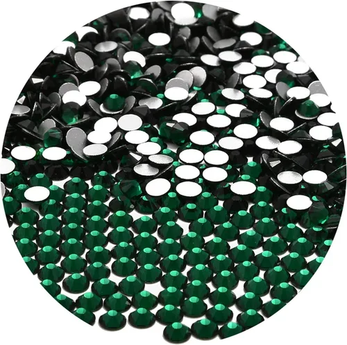 Miniatura 18 de NCB 288 diamantes de imitación de cristal redondos para arte de uñas, con parte trasera plana, para hacer accesorios de bricolaje, zapatos, ropa