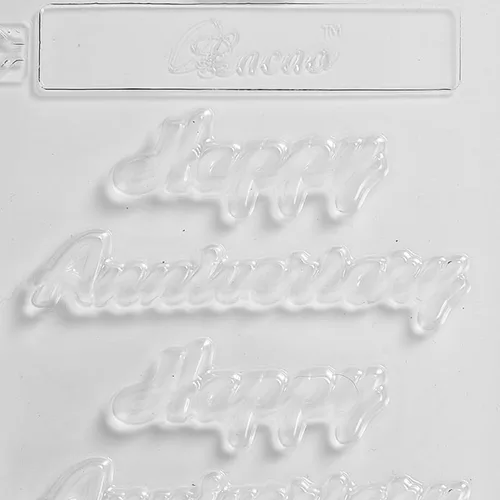 Miniatura 3 de Cacao Happy Anniversary (Palabras) Molde de chocolate 3 cavidades