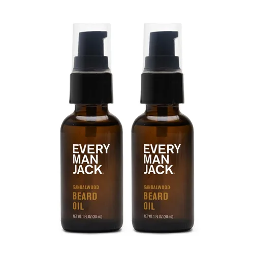Miniatura 10 de Every Man Jack Aceite de sándalo para barba – Hidrata y suaviza tu barba – Alivia la picazón y las escamas – Fabricado con ingredientes derivados