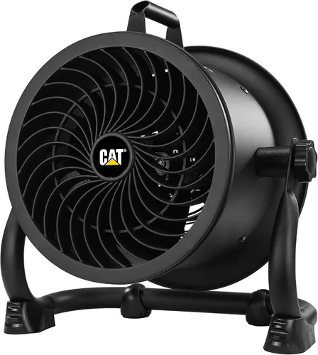 Miniatura 9 de CAT ventiladores - Ventilador de tambor de alta velocidad de 9" (Negro, 2 en 1): 940 CFM, 4 velocidades, cabezal giratorio de 360°, motor