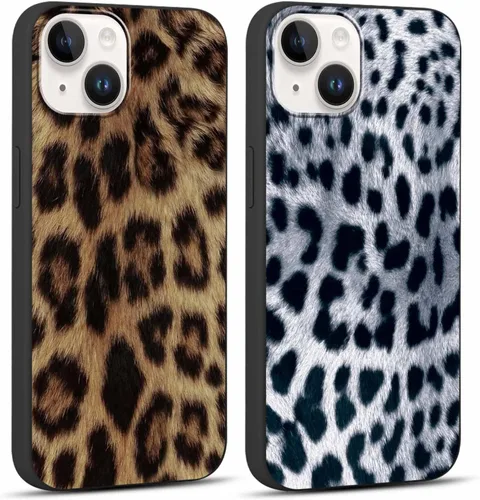 Miniatura 62 de Paquete de 2 Fundas de Teléfono Bonitas con Estampado de Guepardo para Apple iPhone 13 Pro Max de 6.7 Pulgadas, Fundas de Diseño