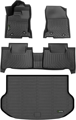Miniatura 48 de Alfombrillas y revestimiento para maletero para Jeep Grand Cherokee L 2021-2025 (6 pasajeros, sin consola central) con respaldo, revestimientos