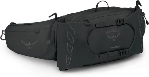 Miniatura 16 de Osprey Talon 6L Men's Lumbar Hiking Waist Pack - Fanny Pack with Water Bottle Holders Negro/Gris Carbón