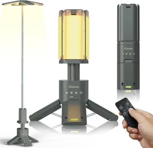 Miniatura 10 de Luces de camping telescópicas recargables de 14000 mAh LED, linternas magnéticas multifunción para iluminación de obra, lámpara de tienda de camping