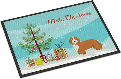Miniatura 211 de Caroline's Treasures CK3799MAT Akita Shepherd - Tapete de árbol de Navidad de 18 x 27 pulgadas, tapete para puerta delantera, interior y exterior