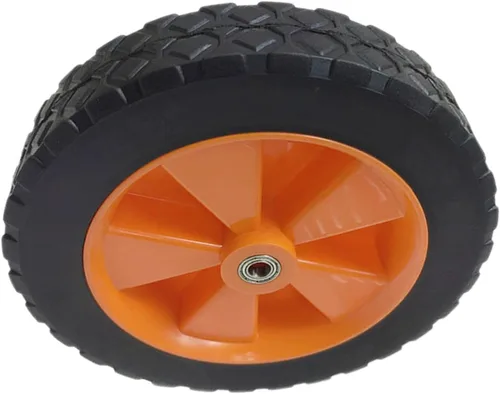predolo Rodamiento doble plegable de la rueda del reemplazo del carro de 7" para la carretilla del carro de la mano