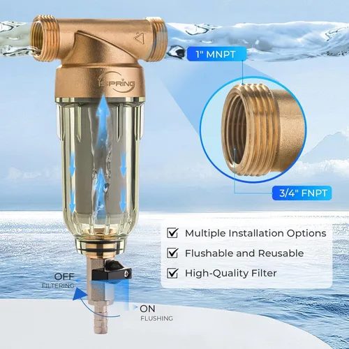 Miniatura 3 de Filtro de agua reutilizable de centrifugado de sedimentos, WSP-200