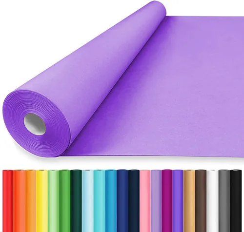 Miniatura 14 de Vanhench - Papel de estraza color marrón de 17.5 x 1200 pulgadas (100 pies), para artes y manualidades, para envolver regalos y flores, tablón