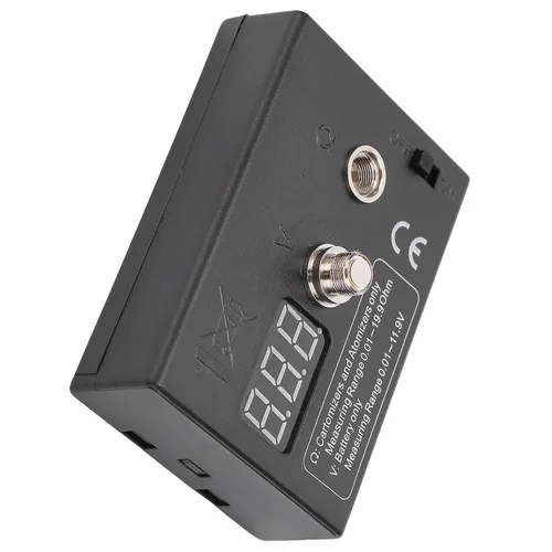 Miniatura 5 de Probador de resistencia de bobina, función de quema de cableado exacta Pequeño medidor de OHM de alambre de error para bricolaje