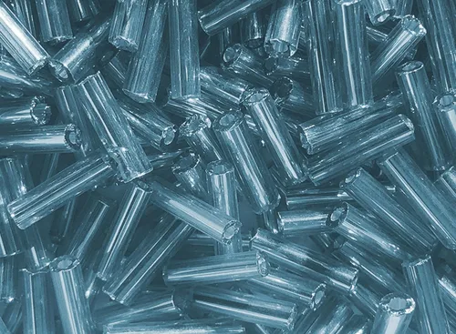 Miniatura 21 de Cuentas de corneta checa 40 gr / 1.4 oz Tubo de vidrio tamaño #3 0.276 in (mezcla surtida)