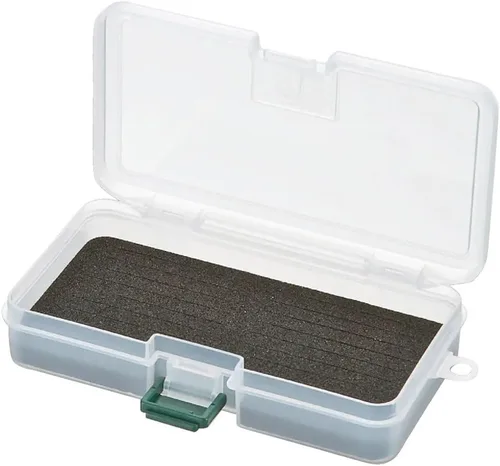 Meiho Caja de aparejos con ranura para caja M 6.339 x 3.583 x 1.220 in transparente (8567)