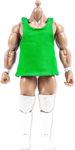 Miniatura 4 de Juego de 5 camisetas musculares para figuras de acción de lucha libre, Blanco