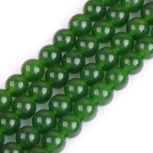 Miniatura 9 de JOE FOREMAN 0.079 in piedras preciosas redondas Taiwán Jade perlas DIY pulsera collar joyería suelta grano Strand 15
