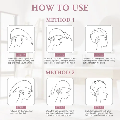 Miniatura 5 de Toalla de baño de microfibra para mujer, ajustable, suave, con toalla para el pelo, para ducha, después del cuerpo y la cabeza, súper absorbente