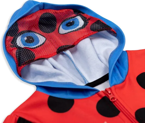 Miniatura 7 de Miraculous Mariquita Cosplay Sudadera con capucha estampada con cremallera