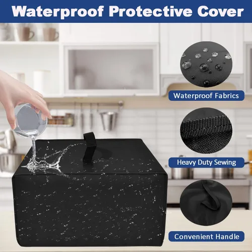 Miniatura 5 de Funda para Tostadora Bella de 2 Rebanadas Delgada, Funda para Tostadora de 2 Rebanadas, Impermeable Resistente al Calor A Prueba de Polvo Funda