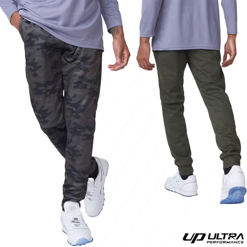 Miniatura 3 de Ultra Performance 3 Pack Mens Joggers Mens Athletic Sweatpants with Pockets for Men, Small - 3X