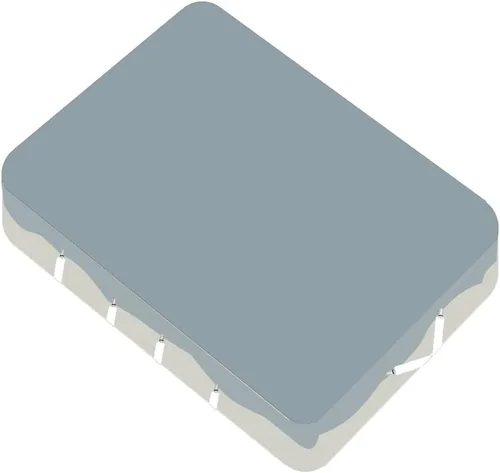 Miniatura 6 de Correas de sábanas ajustables entrecruzadas para mantener tu cama ordenada (blanco)