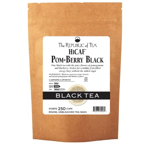 Miniatura 9 de The Republic of Tea HiCAF Té negro de coco tostado, 50 bolsitas de té, alto en cafeína