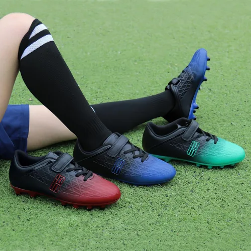 Miniatura 3 de Brooman - Tacos de fútbol para niños y niñas, zapatos deportivos con tacos para usar al aire libre
