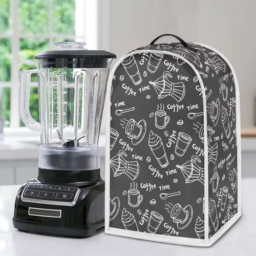 Miniatura 37 de Aztec Cow - Funda para batidora de girasoles con mango superior, ligera, lavable, para cocina, cafetera, decoración de procesadores de alimentos