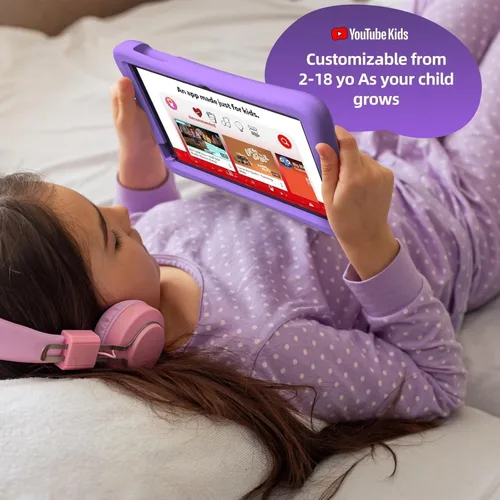 Miniatura 7 de plimpton Tablet infantil mejorada 2026, tableta Android 15 de 10 pulgadas para niños con funda incluida, Octa-Core, Google Kids Space, control