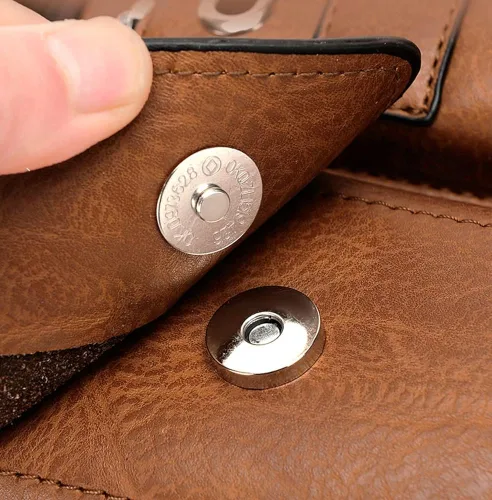 Miniatura 6 de Tellrain Maletín de negocios para hombre, bolsa de mensajero de piel sintética, bolsa de viaje de oficina para negocios, viajes y escuela