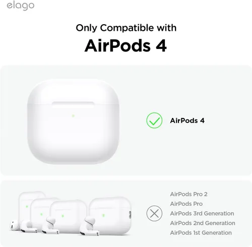 Miniatura 2 de elago AW5 - Funda compatible con AirPods 4 (2024), compatible con AirPods de 4ª generación, funda clásica retro con diseño de consola de juegos Negro