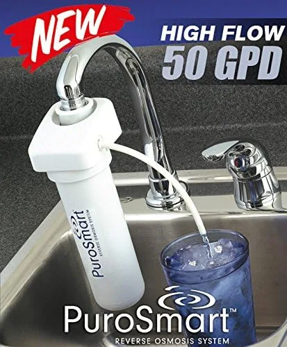 Miniatura 5 de Paquete de 3 filtros de carbono Sistemas de filtración de agua de prefiltro de carbono de repuesto Se adapta a montaje de grifo o encimera RO