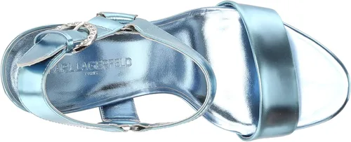 Miniatura 5 de KARL LAGERFELD womens Cieone Evening Ankle Strap Dress Heel