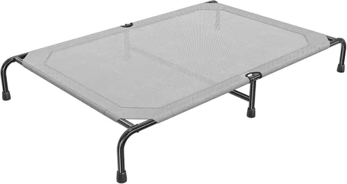 Miniatura 12 de Simple Trending - Cama elevada para perros para perros de tamaño grande, cuna elevada para mascotas al aire libre con cama de hamaca para mascotas