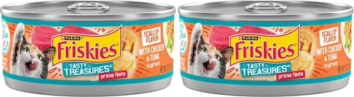 Miniatura 10 de Alimento húmedo para gatos Tasty Treasures de Purina (24, 5.5 onzas)