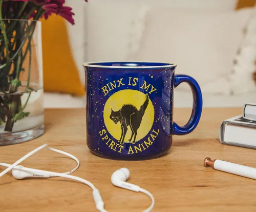 Miniatura 6 de Disney Hocus Pocus Binx Is My Spirit Animal - Taza de cerámica de 20 onzas para cámper Taza de café de viaje sin BPA para expreso, té